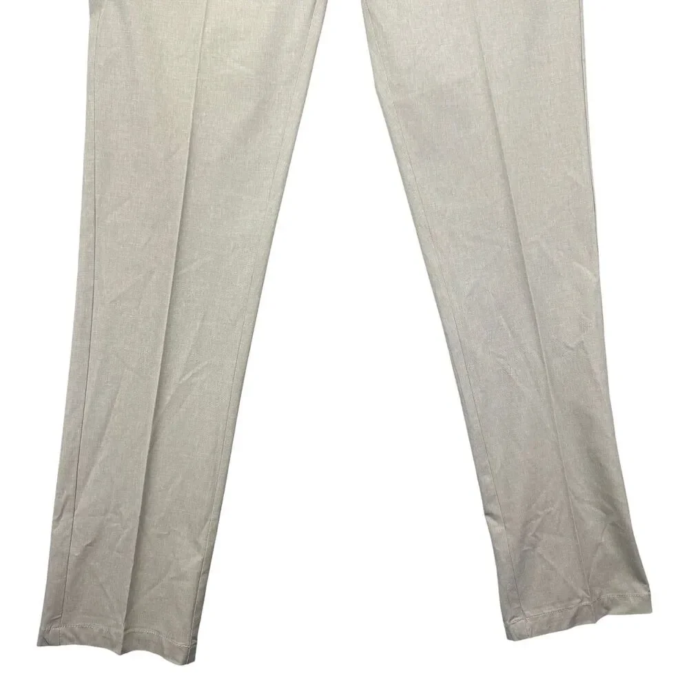 Linksoul Pants Men’s 32R Beige Chino Performance Preppy Casual Outdoor Golf Flex